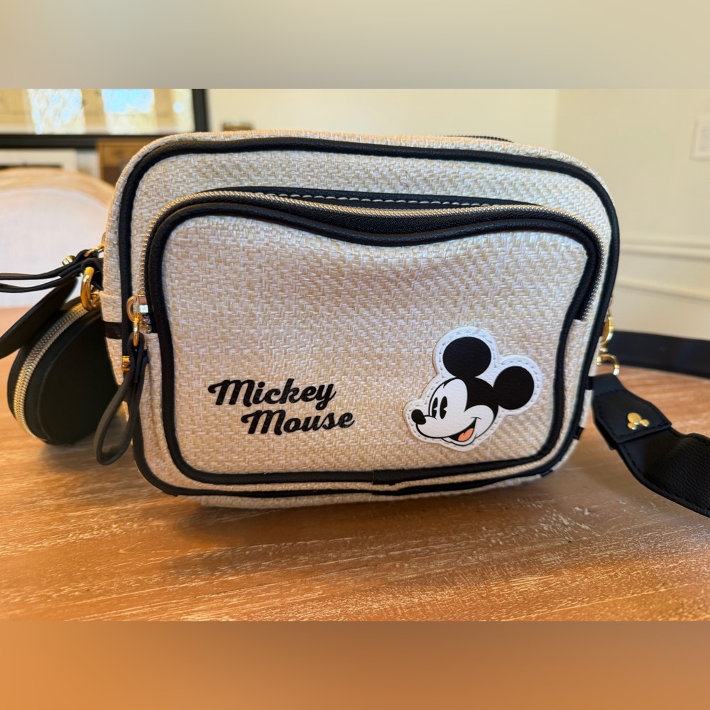 Disney Mickey Mouse Ratan Crossbody  Bag